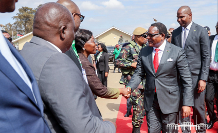 President Chakwera and President Chapo commission Dedza One-Go Border Post.